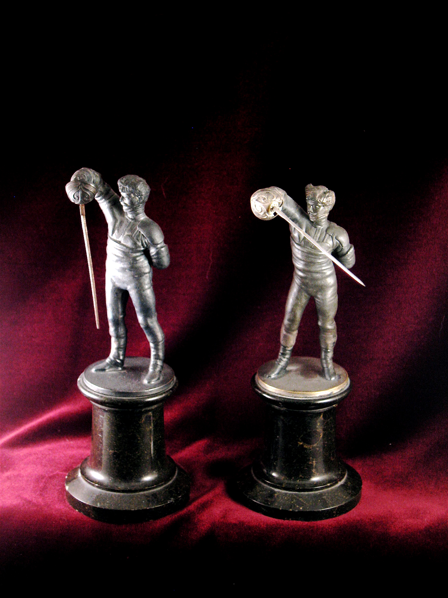 Statuettes of Mensur fencers